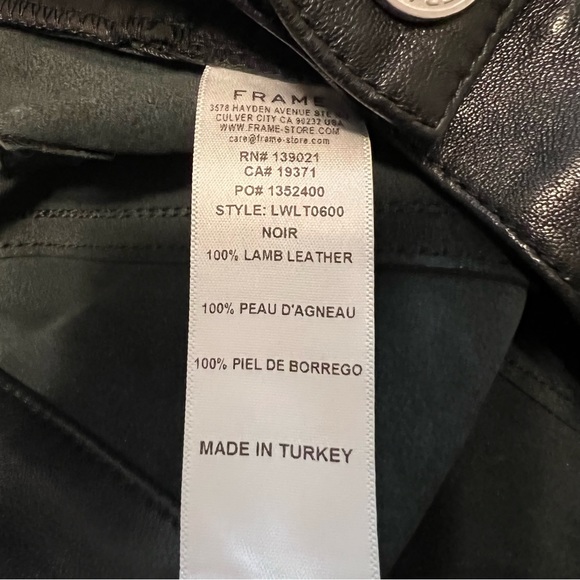 Frame Leather Shorts - Picture 8 of 13